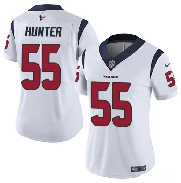 Women's Houston Texans #55 Danielle Hunter White Vapor Untouchable Limited Stitched Jersey (Run Small)