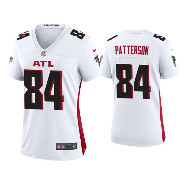 Women's Atlanta Falcons #84 Cordarrelle Patterson White Stitched Jersey(Run Small)