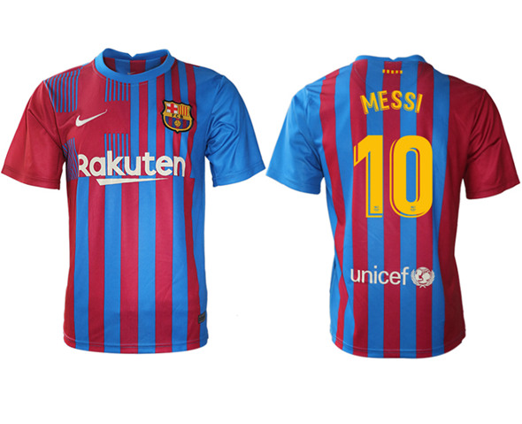 Barcelona Nike #10 Messi 2020/2021 Jersey