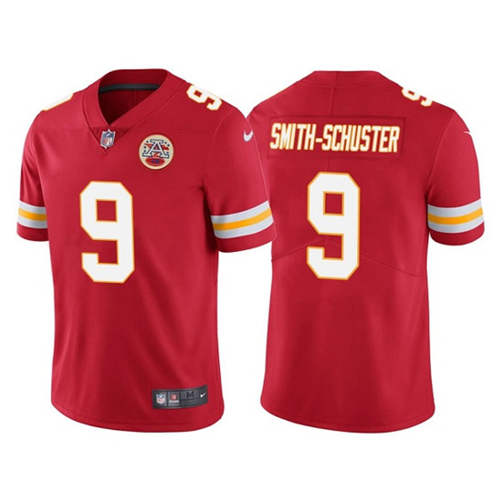 Youth Kansas City Chiefs #9 JuJu Smith-Schuster Red Vapor Untouchable Limited Stitched Jersey