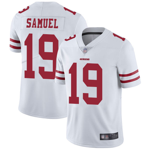 Youth NFL San Francisco 49ers #19 Deebo Samuel White Vapor Untouchable Limited Stitched Jersey