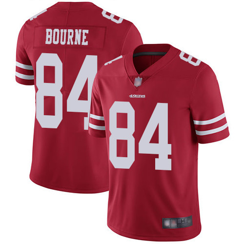 Youth San Francisco 49ers #84 Kendrick Bourne Red Vapor Untouchable Limited Stitched NFL Jersey