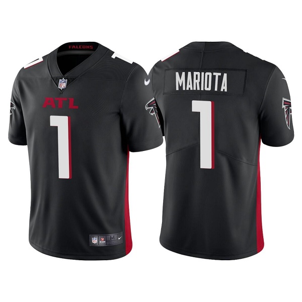 Youth Atlanta Falcons #1 Marcus Mariota Black Vapor Untouchable Limited Stitched Jersey
