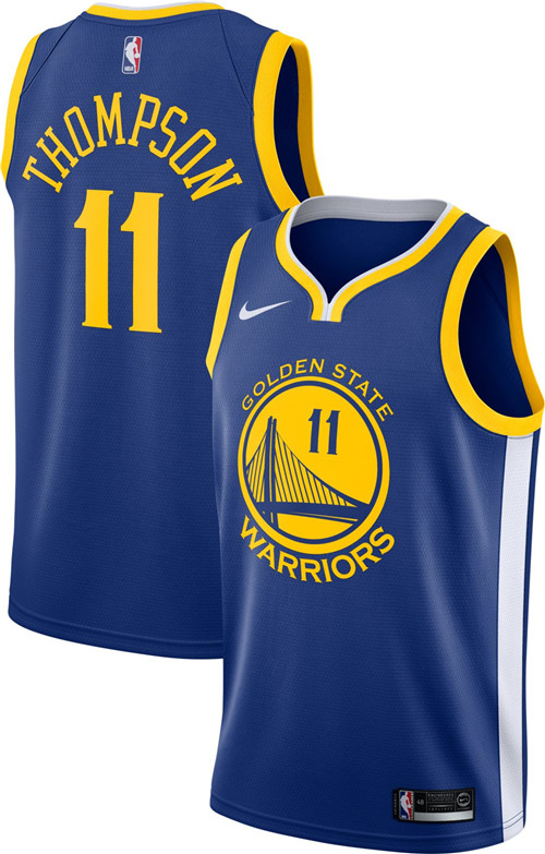 Youth Warriors #11 Klay Thompson Royal 2019 All Star Stitched NBA Jersey