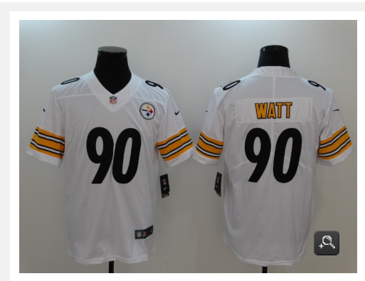 Youth Pittsburgh Steelers #90 T.J. Watt White Vapor Untouchable Limited Stitched NFL Jersey