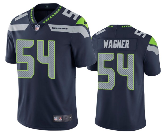 Youth Seattle Seahawks #54 Bobby Wagner Navy Vapor Untouchable Limited Stitched NFL Jerse