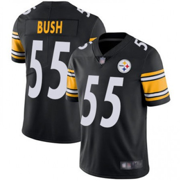 Youth Pittsburgh Steelers #55 Devin Bush Black Vapor Untouchable Limited Stitched Jersey