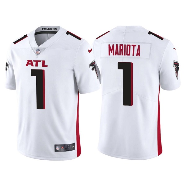 Youth Atlanta Falcons #1 Marcus Mariota White Vapor Untouchable Limited Stitched Jersey