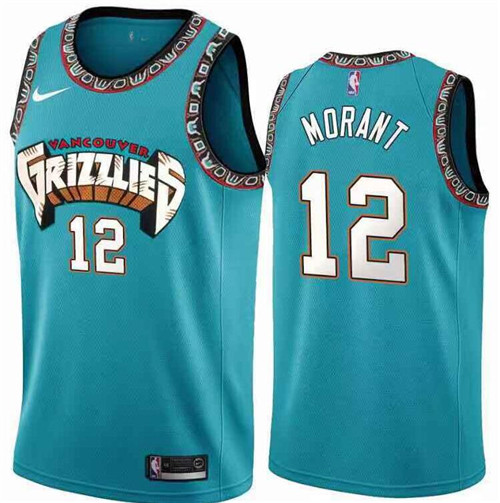 Youth Memphis Grizzlies #12 Ja Morant Blue Stitched Basketball Jersey