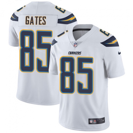 Toddlers Los Angeles Chargers #85 Antonio Gates White Vapor Untouchable Limited Stitched NFL Jersey