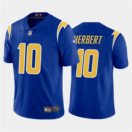Youth Los Angeles Chargers #10 Justin Herbert 2020 Royal Vapor Untouchable Limited Stitched Jersey