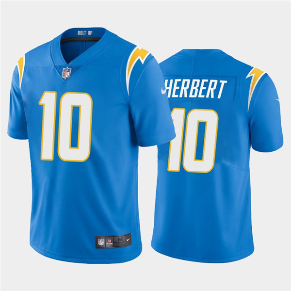 Toddlers Los Angeles Chargers Blue #10 Justin Herbert Limited Stitched NFL Jersey