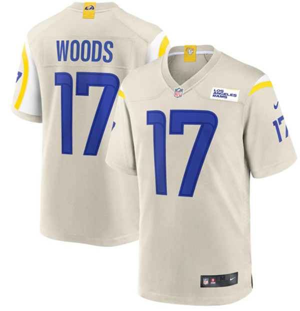 Youth Los Angeles Rams #17 Robert Woods 2020 Bone Game NFL Stitched Jersey
