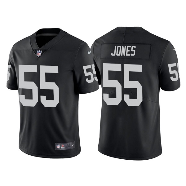Youth Las Vegas Raiders #55 Chandler Jones Black Vapor Untouchable Limited Stitched NFL Jersey