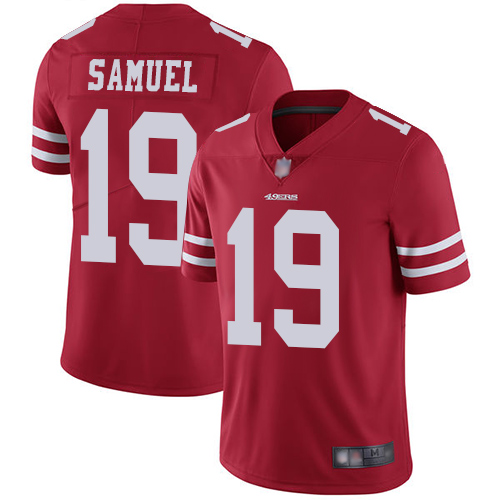 Youth NFL San Francisco 49ers #19 Deebo Samuel Red Vapor Untouchable Limited Stitched Jersey
