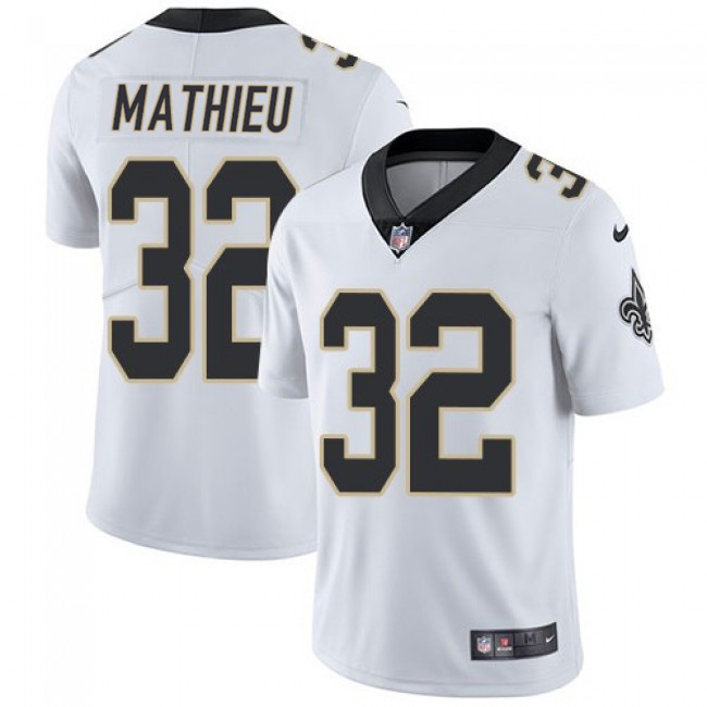 Youth New Orleans Saints #32 Tyrann Mathieu White Vapor Untouchable Limited Stitched Jersey
