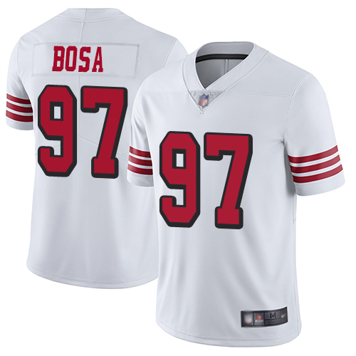 Toddler NFL San Francisco 49ers #97 Nick Bosa White Vapor Untouchable Limited Stitched Jersey