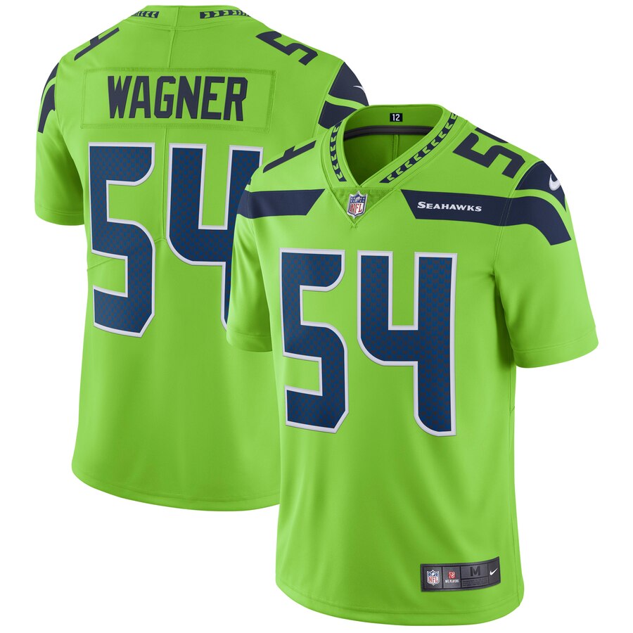 Youth Seattle Seahawks #54 Bobby Wagner Green Vapor Untouchable Limited Stitched NFL Jersey