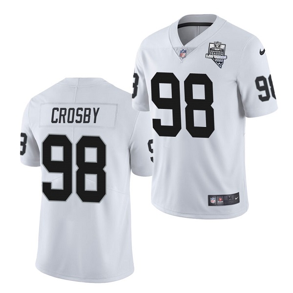 Youth Oakland Raiders #98 Maxx Crosby Black 2020 Inaugural Season Vapor Untouchable Limited Stitched NFL Jersey