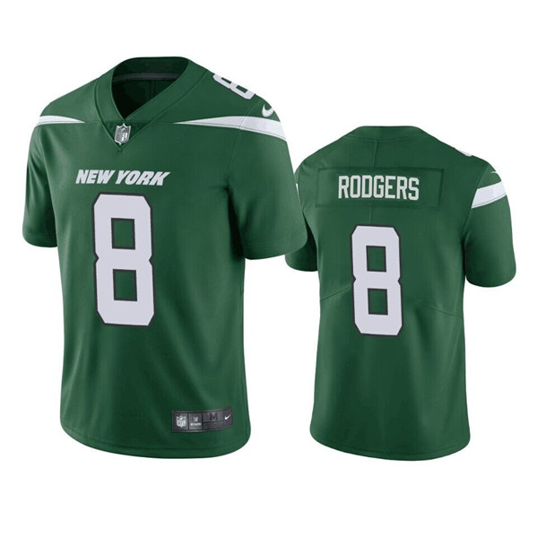 Toddlers New York Jets #8 Aaron Rodgers Green Vapor Untouchable Limited Stitched Jersey