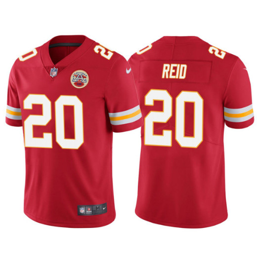 Youth Kansas City Chiefs #20 Justin Reid Red Vapor Untouchable Limited Stitched Jersey