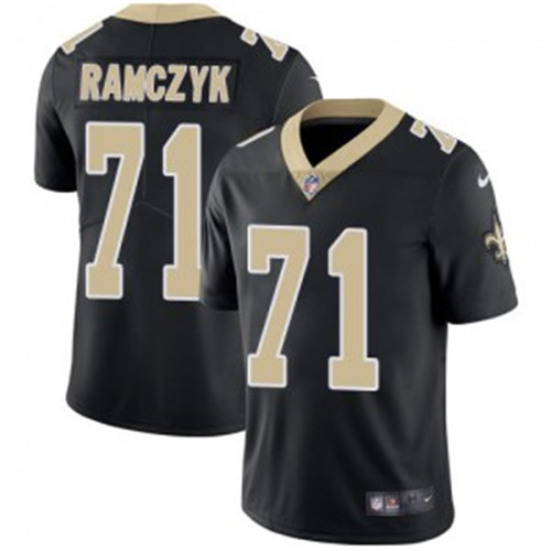 Youth New Orleans Saints #71 Ryan Ramczyk Black Vapor Untouchable Limited Stitched NFL Jersey
