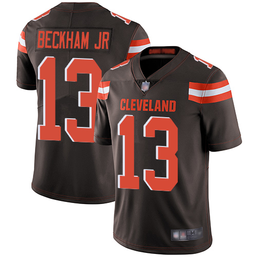 Youth Cleveland Browns #13 Odell Beckham Jr. Brown Vapor Untouchable Limited Stitched NFL Jersey