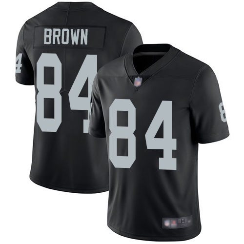 Youth Oakland Raiders #84 Antonio Brown Black Vapor Untouchable Limited Stitched NFL Jersey