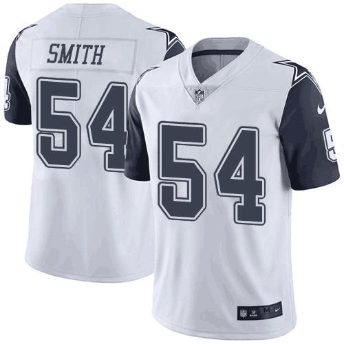 Youth Dallas Cowboys #54 Jaylon Smith White Stitched NFL Jersey
