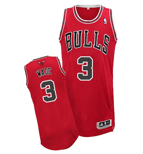 Toddler Chicago Bulls #3 Dwyane Wade Red Stitched Jersey