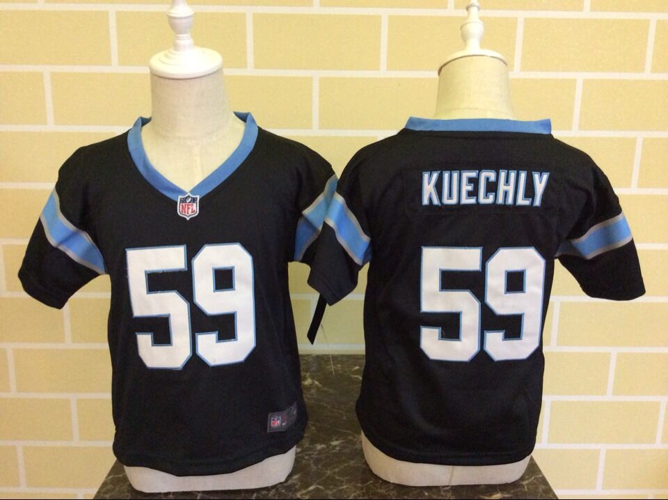 Toddler Nike Carolina Panthers #59 Luke Kuechly Black Stitched NFL Jersey
