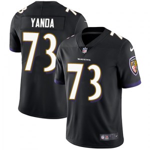 Youth Baltimore Ravens #73 Marshal Yanda Black Vapor Untouchable NFL Jersey