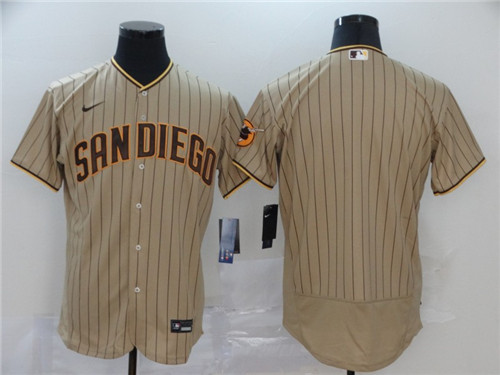 Toddlers San Diego Padres Tan Brown Stitched MLB Jersey