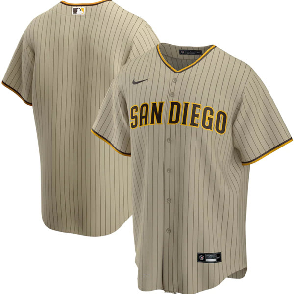Youth San Diego Padres Blank Brown Stitched Baseball Jersey
