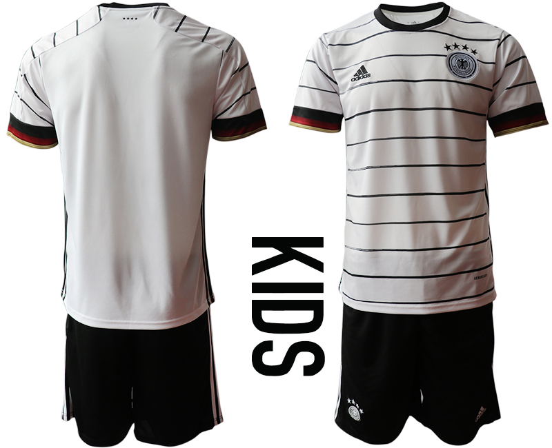 Germany Blank Home Kid Soccer Country Jersey