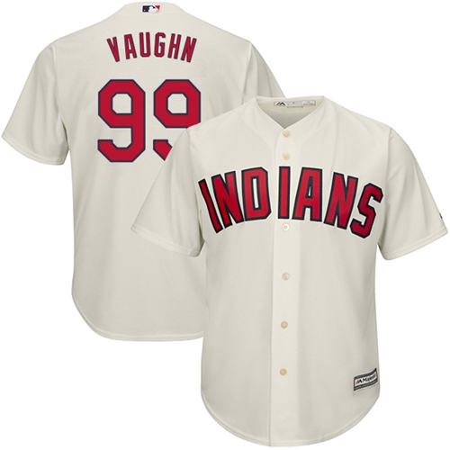 Indians #99 Ricky Vaughn Cream Alternate Stitched Youth MLB Jersey