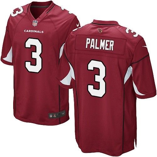 Nike Cardinals #3 Carson Palmer Red Team Color Youth Stitched NFL Elite Jersey
