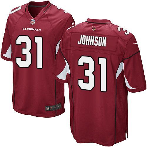 Nike Cardinals #31 David Johnson Red Team Color Youth Stitched NFL Elite Jersey