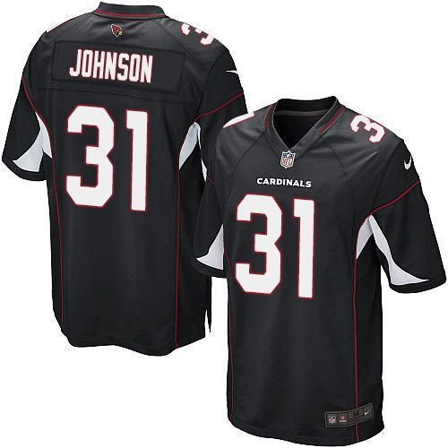 Nike Cardinals #31 David Johnson Black Alternate Youth Stitched NFL Elite Jersey