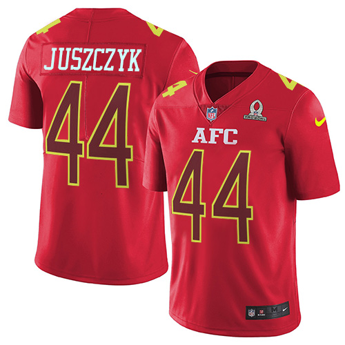 Nike Ravens #44 Kyle Juszczyk Red Youth Stitched NFL Limited AFC 2017 Pro Bowl Jersey