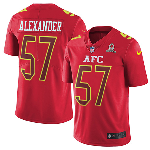 Nike Bills #57 Lorenzo Alexander Red Youth Stitched NFL Limited AFC 2017 Pro Bowl Jersey
