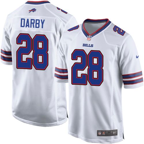 Nike Bills #28 Ronald Darby White Youth Stitched NFL Elite Jersey