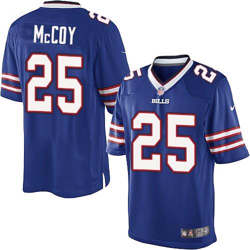 Nike Bills #25 LeSean McCoy Royal Blue Team Color Youth Stitched NFL Limited Jersey