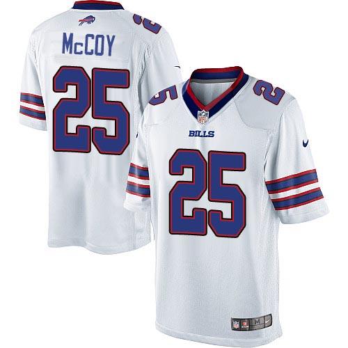 Nike Bills #25 LeSean McCoy White Youth Stitched NFL Limited Jersey