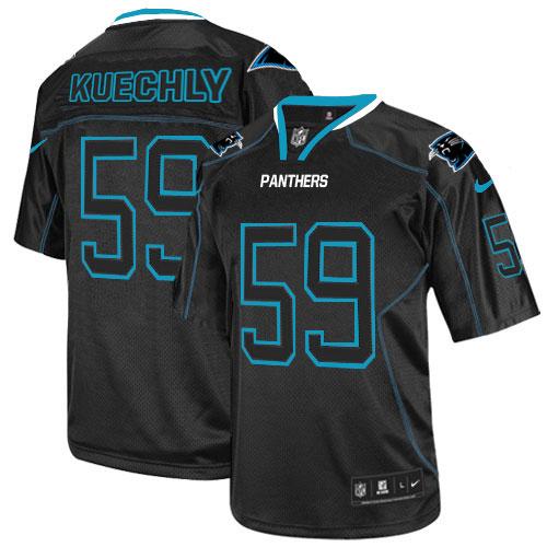 Nike Panthers #59 Luke Kuechly Lights Out Black Youth Stitched NFL Elite Jersey