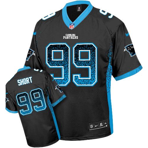 Nike Panthers #99 Kawann Short Black Team Color Youth Stitched NFL Elite Drift Fashion Jersey