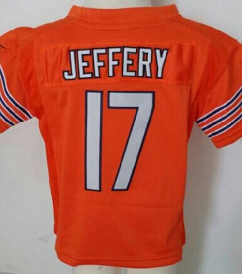 Toddler Nike Bears #17 Alshon Jeffery Orange Alternate Stitched NFL Elite Jersey