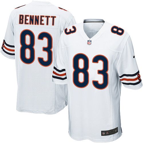 Nike Bears #83 Martellus Bennett White Youth Stitched NFL Elite Jersey