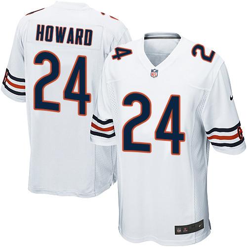 Nike Bears #24 Jordan Howard White Youth Stitched NFL Elite Jersey
