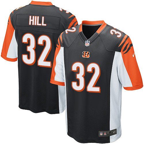 Nike Bengals #32 Jeremy Hill Black Team Color Youth Stitched NFL Elite Jersey
